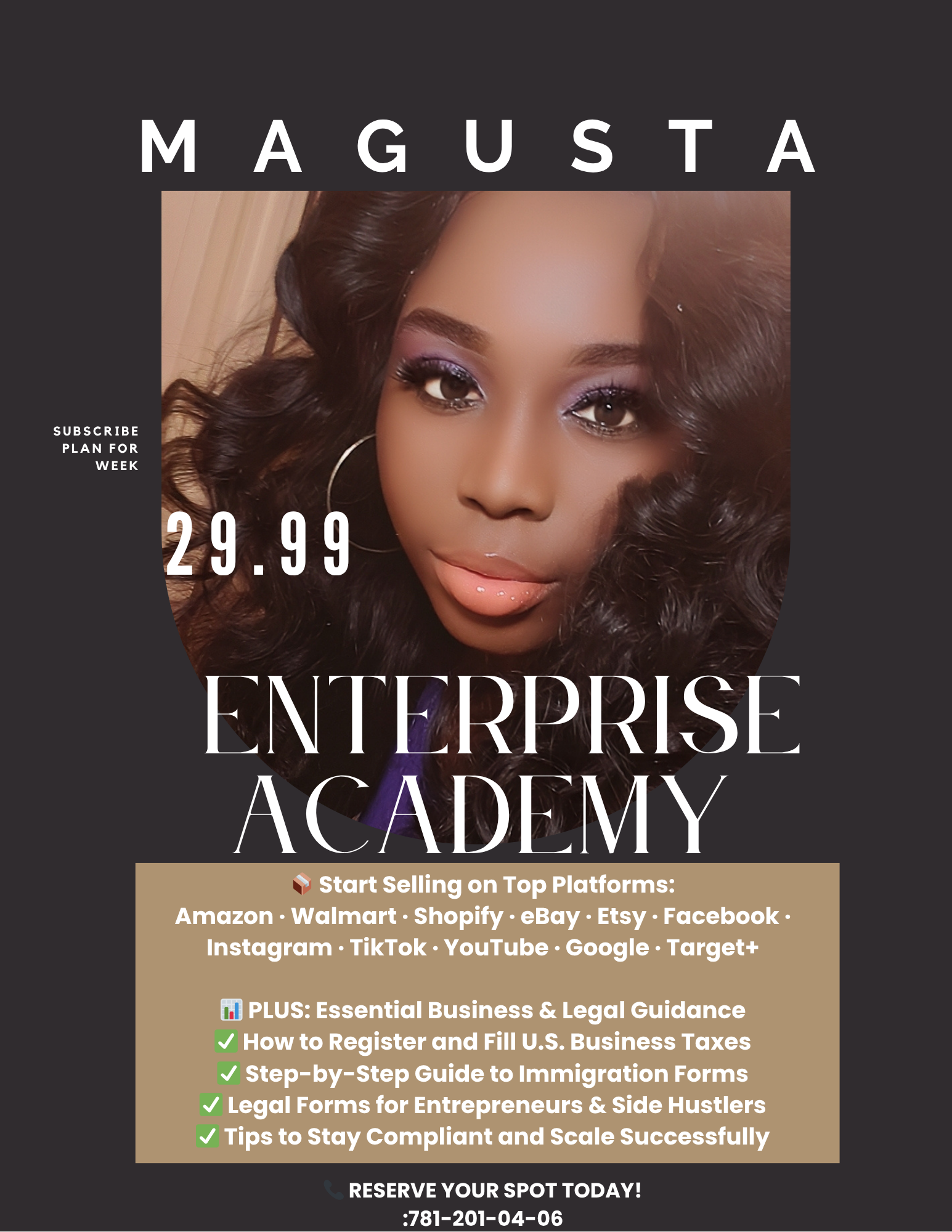 Learn How to Sell Like a Pro!
Master Online Business & Legal
Essentials in One Powerful Workshop